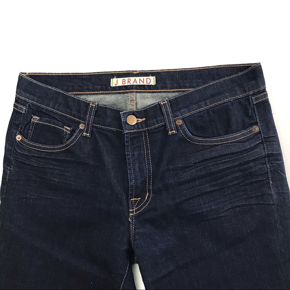 J BRAND The Straight Leg Stretch Blue Jeans Sz 28
